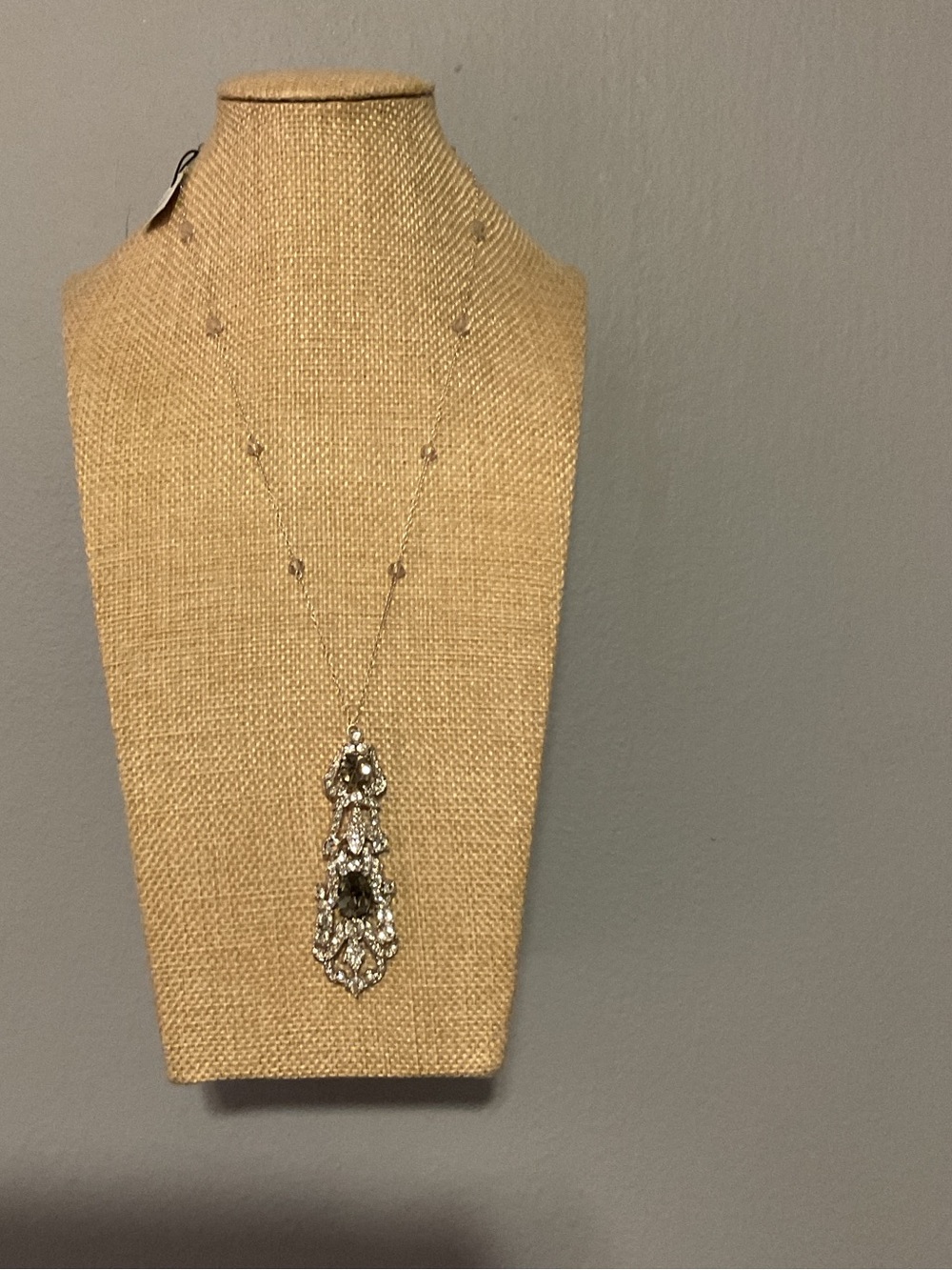 Ciner Chain Pendant Necklace.